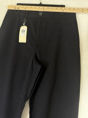 Dockers Blake Chino Pants 32 Womens Black High Rise Straight Leg Chinos New NWT