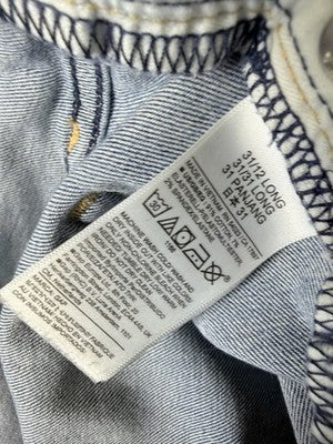 Gap True Skinny High Rise Jeans 31 12 Long Womens Blue Denim