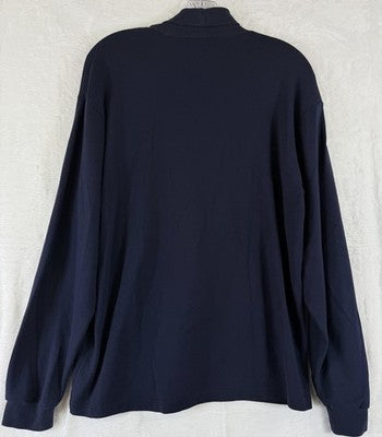 Disney Store Tigger Top Medium Turtleneck Shirt Embroidered Blue Womens Vintage