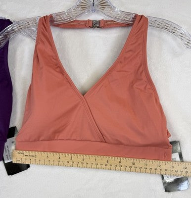Dance Halter Crop Top Lot Medium Womens Theatricals Leotard Dancewear New NWT