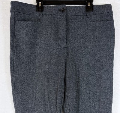 Ann Taylor Loft The Sutton Skinny Pants 8 Gray Womens Dress Pants
