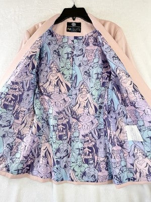 Fun Suits DC Comics Blazer 6 Womens Pink Jacket Pink Superman Superwoman