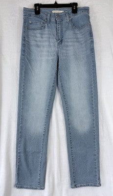 Levis 724 High Rise Slim Straight 29 Womens Light Blue 29x30 Levi’s New NWT