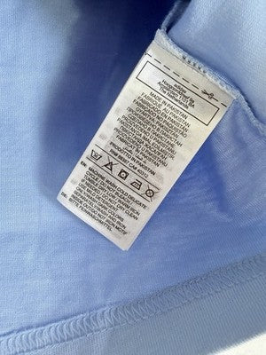 Adidas Originals T Shirt Small Womens Blue Slim Tee Embroidered New NWT