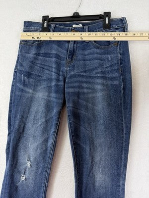 J Crew Jeans 26 Womens Mid Rise Boyfriend Denim Blue