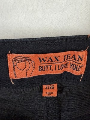 Wax Jeans But I Love You 3 26 Womens Black Denim Butt Lifting Skinny