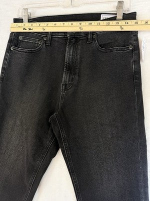Gap High Rise Cropped Capri Jeans 29 8 Women Black Crop Capris New NWT
