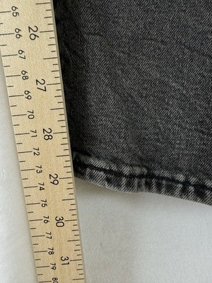 Levis 502 Taper Fit Jeans 34x30 Men’s Stretch Black Gray Levi’s