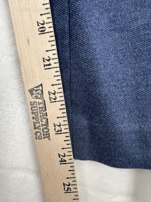 Talbots Montauk Pants 6 Blue Crop Knit Pull On Stretch Womens