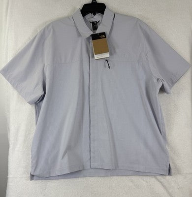 The North Face Shirt XXL Womens Top Button Up Lightrange Mystic Haze 2X New NWT