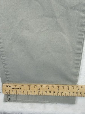 LL Bean Womens 8 Khaki Pants Tan Beige Vintage 90s High Rise 100% Cotton