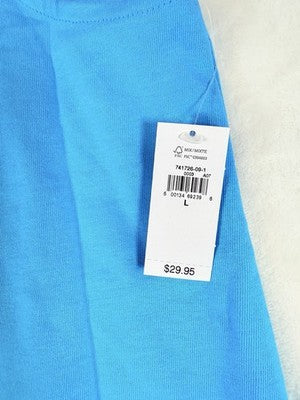 Gap Heavyweight Shell Tank Top Large Womens Blue Sleeveless Knit New NWT