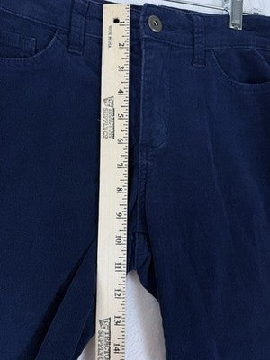 At Johns Bay Corduroy Pants 6 Blue Straight Leg Womens Cotton Stretch
