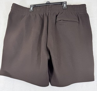 Under Armour Unstoppable Fleece Shorts 2XL Mens 7” Brown Sweat New NWT