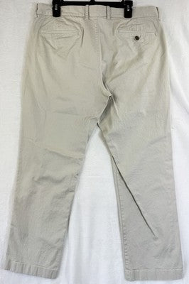 J Crew Flex Straight Pants 36x30 Chinos Tan Beige Mens