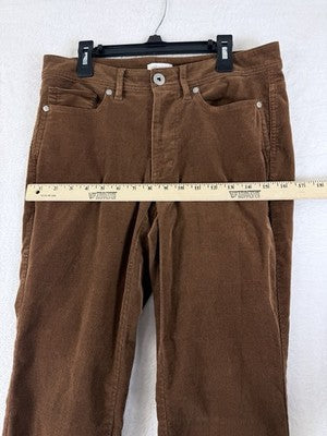 J Jill Corduroy Pants 6 Rust Brown Womens