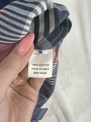 Walter Hagen Golf Shirt XL Blue Plaid Short Sleeve Men’s Clubhouse Button  NEW