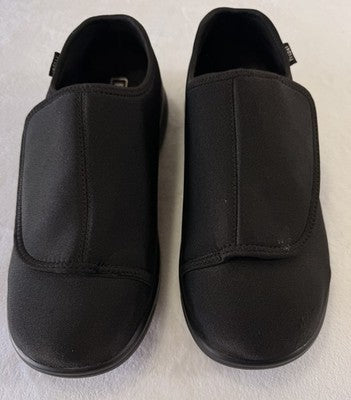 Propet Cush'N Foot 12 XX Extra Wide 5E Mens Black Orthopedic Stretchable Black
