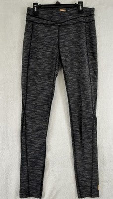 Lucy Powermax Leggings Medium Hatha Collection Gray Black Workout