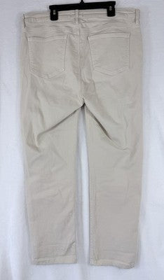 Curves 360 By NYDJ Jeans 12 Womens Beige Tan Denim Slimming