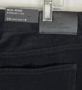 Lauren Ralph Lauren Corduroy Pants 14 Womens Black Mid Rise Straight Leg New NWT