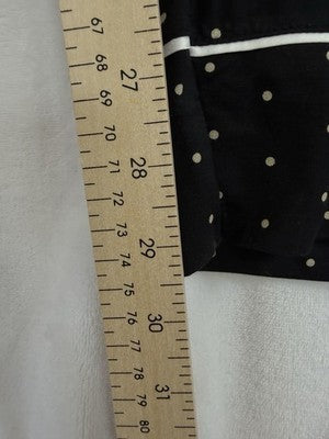 Gap Body Pajama Pants Large Petite Black Polka Dot Modal Knit New NWT