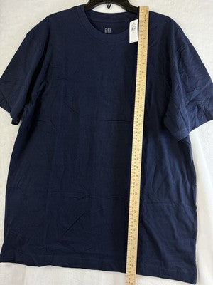 Gap Original Tee Classic Fit Large Tall Navy Blue Mens T Shirt Short Sleeve New