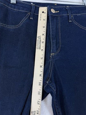 HM Jeans 28 High Waist Skinny Ankle Dark Blue Womens &Denim H&M