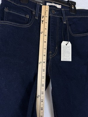 Levis 724 High Rise Slim Straight 30 Womens Dark Blue Rinse 30x28 Levi’s New NWT