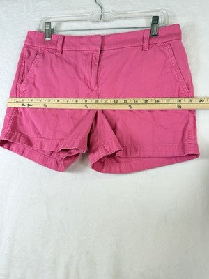 J Crew Classic Chino Shorts 6 Lot Pink Green 4” 5” Womens 100% Cotton