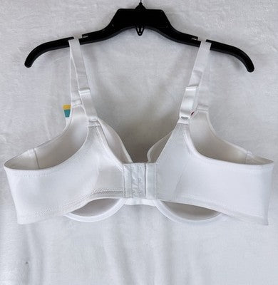 Vanity Fair Bra 44C 76528 White Radiant Smooth Full Coverage New NWT