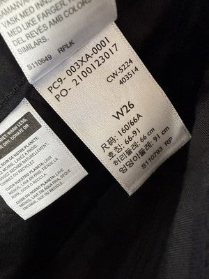 Levis Baggy Dad Cargo Shorts 26 Womens Black Grunge 90s Skater 11”
