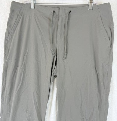 Columbia Anytime Pants Womens 16 Gray Bootcut Omnishield Hiking Quick Dry Nylon