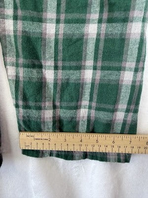 Skidmore College Flannel Pajama Pants Small Womens Pjs Sleep Green Plaid