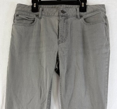 J Jill Jeans 8 Slim Leg Gray Stretch Denim Womens