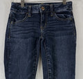 American Eagle Jeggings Size 00 Dark Blue Zip Ankle Denim Jeans