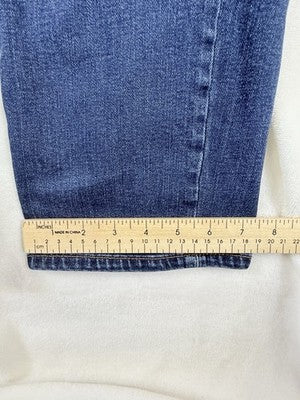 American Eagle Jeans Women 14 Tomgirl Button Fly Blue Denim