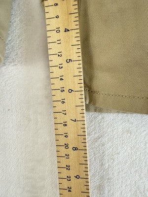 Gap Kids Uniform Midi Shorts 12 Girls Beige Tan 6.5” New NWT