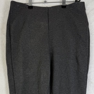 J Jill Ponte Leggings Large Gray Womens Knit Pull On Pants