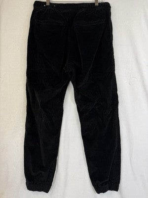 American Eagle Corduroy Joggers Medium Mens Pull On Black Next Level Flex