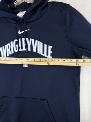 Nike Cubs Wrigleyville Sweatshirt Small Mens Blue Hoodie