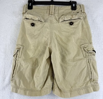 American Eagle Cargo Shorts 26 Mens Tan Classic Length 10.5”