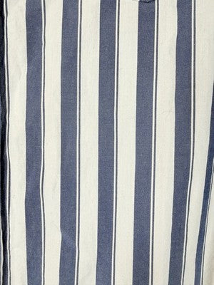 Gap Perfect Shirt Womens Medium Tall 80s Superfine Poplin Blue Striped Button Up