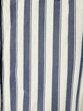 Gap Perfect Shirt Womens Medium Tall 80s Superfine Poplin Blue Striped Button Up