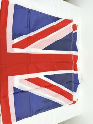 Vintage Dettra Flag 3x5 UK United Kingdom Great Britain Made In USA Nylon