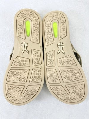 Kuru Womens Flip Flops 10 Kala Sieva Leather Sandals Plantar Fasciitis New