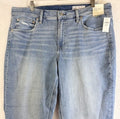 Gap Vintage Slim Mid Rise Jeans 34 18 Women Light Blue Wash New NWT