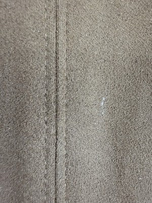 Ann Taylor Loft Faux Suede Crop Pants 00 Womens Brown Straight Leg