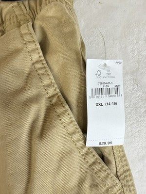 Gap Kids Shorts Lot XXL 14/16 Boys Blue Tan Relaxed Easy Pull On 6.5” New NWT