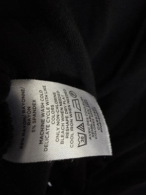 Ann Taylor Loft Maxi Dress Large Petite Black Sleeveless Knit Women LP